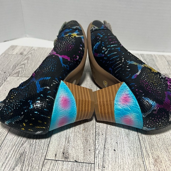 Socofy Leather wearable art shoes pumps size size 36 -5-5.5 - Picture 7 of 15